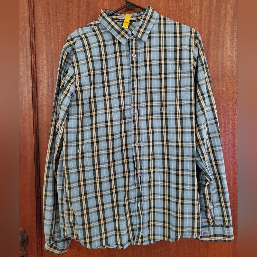 Analog Blue Button Up Medium *